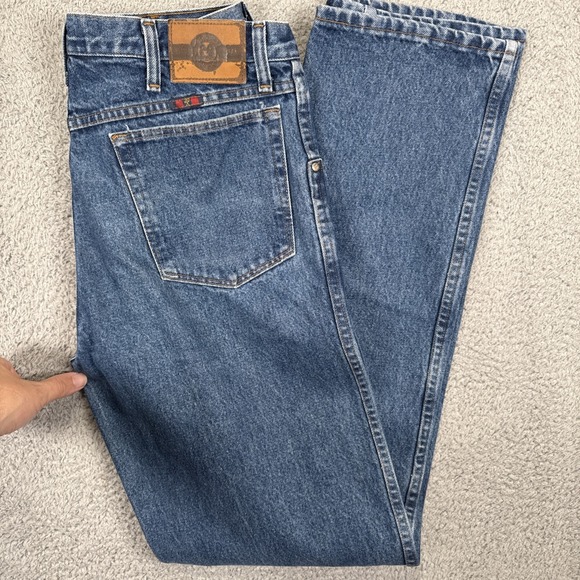 Wrangler 20X Jeans Mens 34x36 Dark Wash Straight‎ Leg - Picture 1 of 7